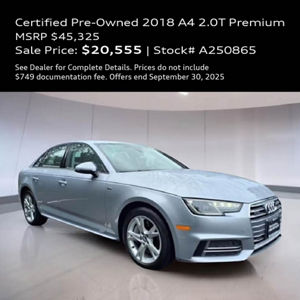 A4 2.0T Premium